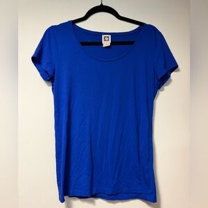 Anne Klein Royal Blue Short Sleeve Tee